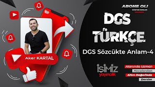 4  DGS SÖZCÜKTE ANLAM  4  AKER KARTAL [upl. by Amat]