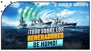 CONSEJOS para PRINCIPIANTES ¡APRENDE TODO SOBRE el GENERADOR DE HUMO en WORLD OF WARSHIPS [upl. by Aveer]