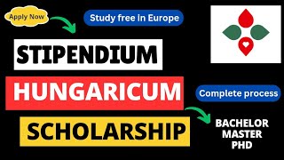 StepbyStep Guide How to Apply for Stipendium Hungaricum Scholarship 2025  Study in Hungary [upl. by Orabel]