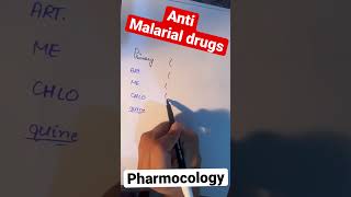 ANTI PROTOZOALANTIMALARIALDRUGSPHARMACOLOGYHINDIMENEMONICS easy way pharmacology [upl. by Ruthy]