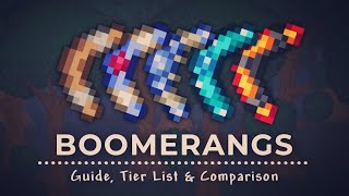 All Boomerangs Guide Tier List amp Comparison  Terraria 1449 [upl. by Erle654]