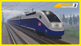 French speed  Trainz Simulator 3 TGV Duplex review [upl. by Cope]