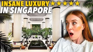 We Stayed at the BEST RATED Hotel in Singapore ShangriLa Luxury 1500 per Night [upl. by Marilin771]