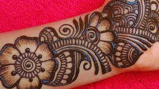 arabic mehndi designs for hands  simple mehndi design front hand  आसान मेहंदी डिजाइन [upl. by Erual]