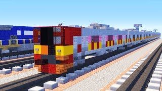 Minecraft 205 Series Jakarta Indonesian KRL Train Tutorial [upl. by Ojela]