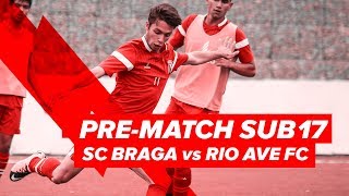 PREMATCH Sub17  SC Braga vs Rio Ave FC [upl. by Yetsirhc751]