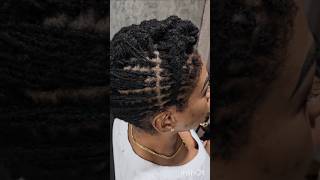 Loc updo style locs locjourneybegins embrace 1yearvisuallocjourney locgoals [upl. by Ozmo]