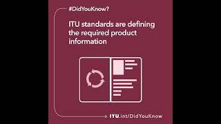 Did you know ITU standards will help create a sustainability passport [upl. by Enellek]