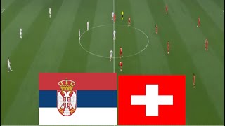 Serbien  Schweiz 20 Highlights und Tore  UEFA Nations League 202425 [upl. by Notsnhoj441]