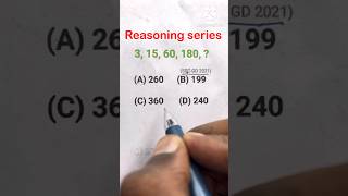 Number Series  Reasoning Classes  Missing Number SSC CGL Reasoning Questions in Hindi  shorts [upl. by Anurb]