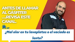 ¿Mal olor en tu lavaplatos o el vaciado es lento  Es hora de limpiar el sifón [upl. by Penelopa]