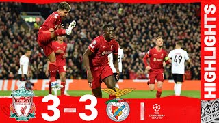 HIGHLIGHTS Liverpool 33 Benfica  FIRMINO amp KONATE BOOK A PLACE IN THE SEMIS [upl. by Enieledam]