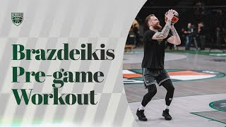 How Ignas Brazdeikis Prepares for the Game [upl. by Engel]