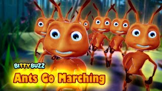 Ants Go Marching  Ants Orchestra Nursery Rhymes with Lyrics [upl. by Ulland]