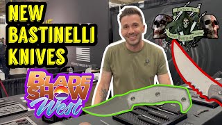 NEW Bastinelli Creations Bowie Spikes amp Serrated Blades at Blade Show West 2024🔥 [upl. by Odnalo]