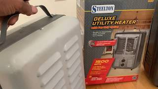 Product Review  Steelton Deluxe Utility Heater [upl. by Armington]