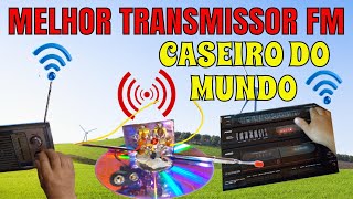 Como fazer transmissor FM caseiro  mini emissora de radio [upl. by Marget]