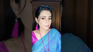 Pujor saj pujolook shortvideo youtubeshorts makeuptutorial [upl. by Shayna]