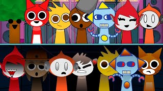 SPRUNKI Scratch Original and Scary Version  Incredibox Compilation [upl. by Tormoria]