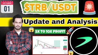 TRB Coin Update and Analysis 🚨  TRB Price Prediction For Bull Run  Binance Spot Trading trading [upl. by Shippee]