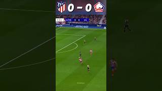 Atletico Madrid vs LOSC Lille  Champions League 24102024 football bola footballshorts [upl. by Aiet]