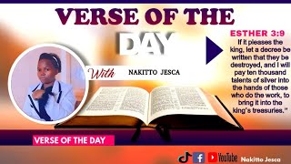 Esther 39  Verse Of The Day  Nakitto Jesca [upl. by Luapnoj]