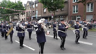 NeussFurth Schützenfest Mai 2024 Die Parade der Schützenlust Schützengilde und Hubertusschützen [upl. by Aneek]