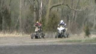 Z400 VS DVX 400 drag race [upl. by Ellissa]