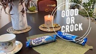 Good or Crock EP78  ALDI Cookies amp Cream vs Oreos [upl. by Animlehliw]