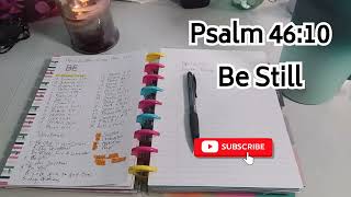 April 5 2024  Scripture Writing Plan  Psalm 4610  Be Still [upl. by Burbank]