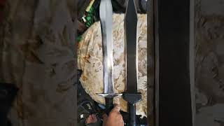 Gladius vs Xiphos Sword vs Machete handmade vs serial [upl. by Elliot]