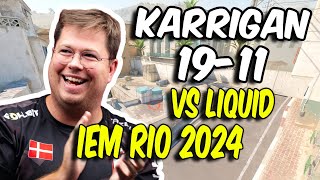 CS2 POV  FaZe karrigan 1911 vs Liquid Dust2  IEM Rio 2024 [upl. by Enriqueta]