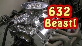 NRE NA 632 CI104L BBC Pump Gas Beast Tom Nelson Nelson Racing Engines [upl. by Ynnohj]