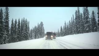 Work vans drift on ice 2014 Arctic Van Challenge [upl. by Haroppizt]