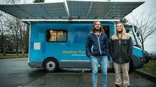 This ELECTRIC VAN Is Fully SOLAR powered with 6000 Watts of panels  VANLIFE TOUR [upl. by Hirsh9]