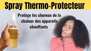 Spray Protecteur de chaleur pour les brunching ou étirements des cheveux aux appareils chauffants [upl. by Aible979]