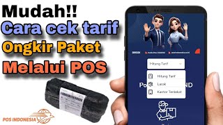 Cara Cek Tarif Ongkos Kirim Paket Via POS [upl. by Ru112]