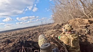 Combat Footage in Bakhmut  Defending Road of Life [upl. by Rehpinej]