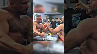 Devon Larratt shows Leonidas Arkona TRUE STRENGTH 👹armwrestling trending viral shorts short [upl. by Diantha490]