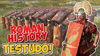 Epic Testudo Formation Roman Legionary Reenactment in Xanten Germany  Historical Event Highlights [upl. by Modern212]