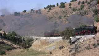 Mit der Dampflok durch die Türkei  TCDD  Steam Locomotive Turkey [upl. by Nerol]