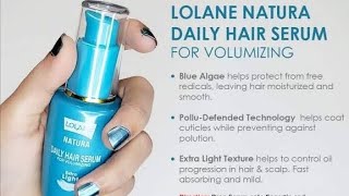 How to get shinysmooth hair Honest Review on lolane hair serumHow to use lolane hair serum [upl. by Calysta]