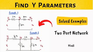 ABCD PARAMETERS  Example with capacitor and inductor  Hindi  Two Port Network [upl. by Ayihsa986]