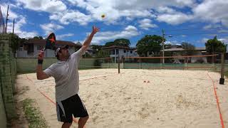 Beach Tennis  Comparando Raquetes  112021 [upl. by Belldame]