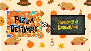 SpongeBob Pizza Delivery Vs SpongeBob in RandomLand [upl. by Sima670]