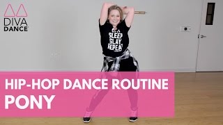 quotPONYquot MAGIC MIKE EDITION  GINUWINE  DivaDance  Dance Routine  Beginner Choreography Tutorial [upl. by Aivatnwahs]