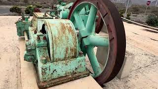 Old diesel powered pumping station Gran Canaria [upl. by Moffit]