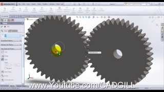 Spur Gear Drive SolidWorks Video Tutorial [upl. by Okihsoy66]