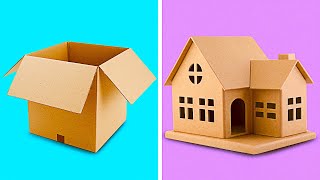 25 INCREDIBLE CARDBOARD CRAFTS TO MAKE AT HOME  Recycling Projects by 5Minute Decor [upl. by Shlomo]