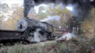 Steaming the Alleghenies with Western Maryland 729 [upl. by Nocaed]